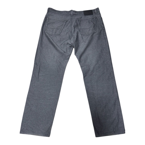 HUGO BOSS - Texas Grey/ Black Regular Fit Casual Pant 40/34 - Picture 2 of 5